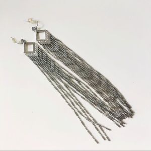 Express Silver Duster Earrings 🌛